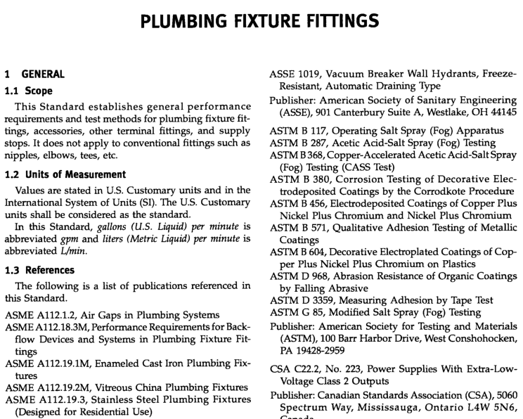 ASME A 112.18.1:2003 pdf download