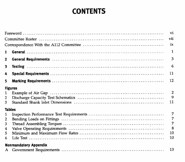 ASME A112.18.1:2003 pdf download