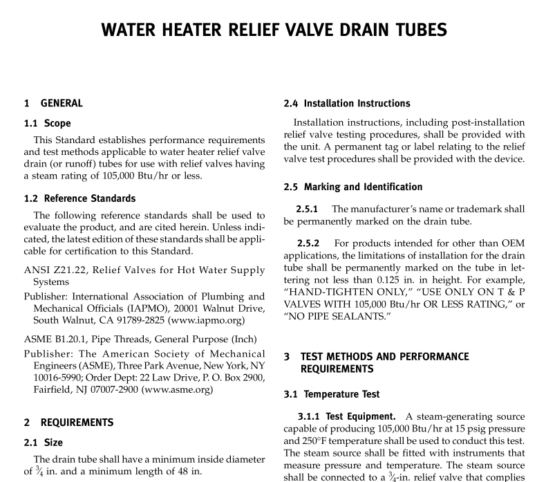 ASME A112.4.1:2009 pdf download