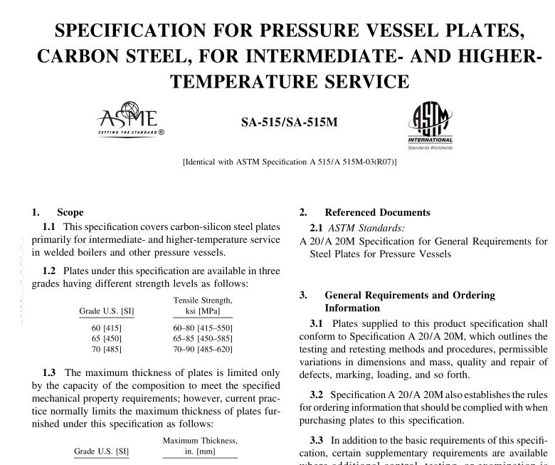 ASME A515:2010 pdf download