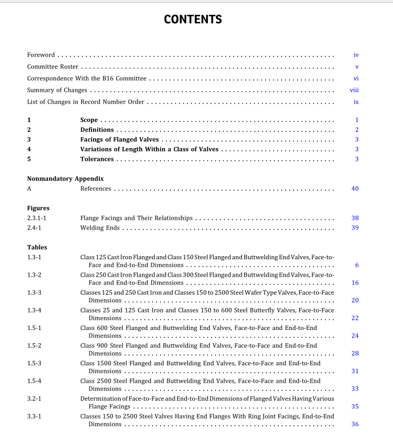 ASME B16.10:2022 pdf download