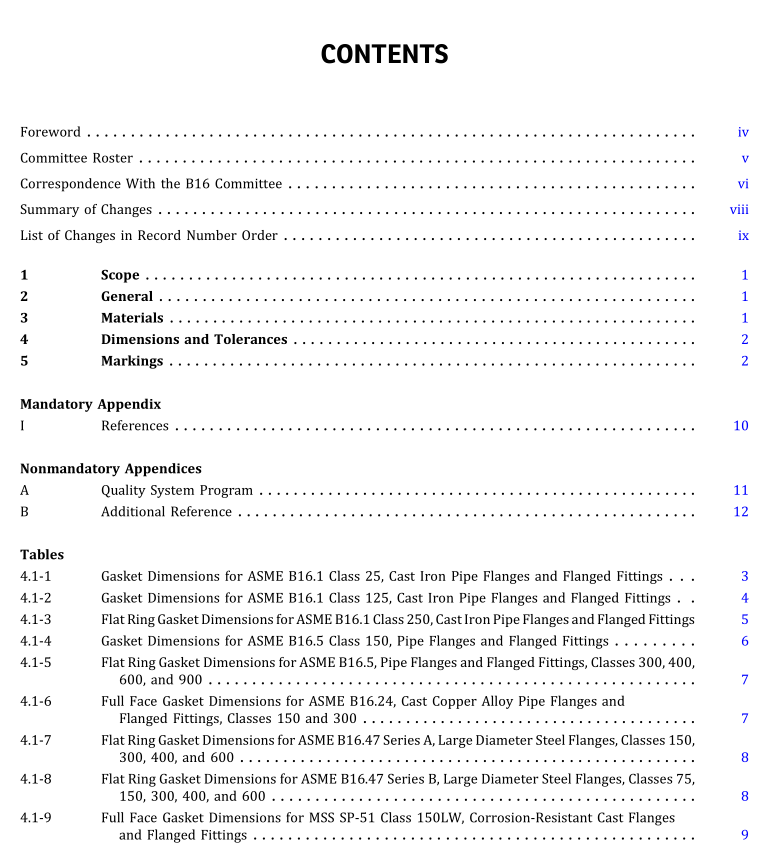 ASME B16.21:2021 pdf download