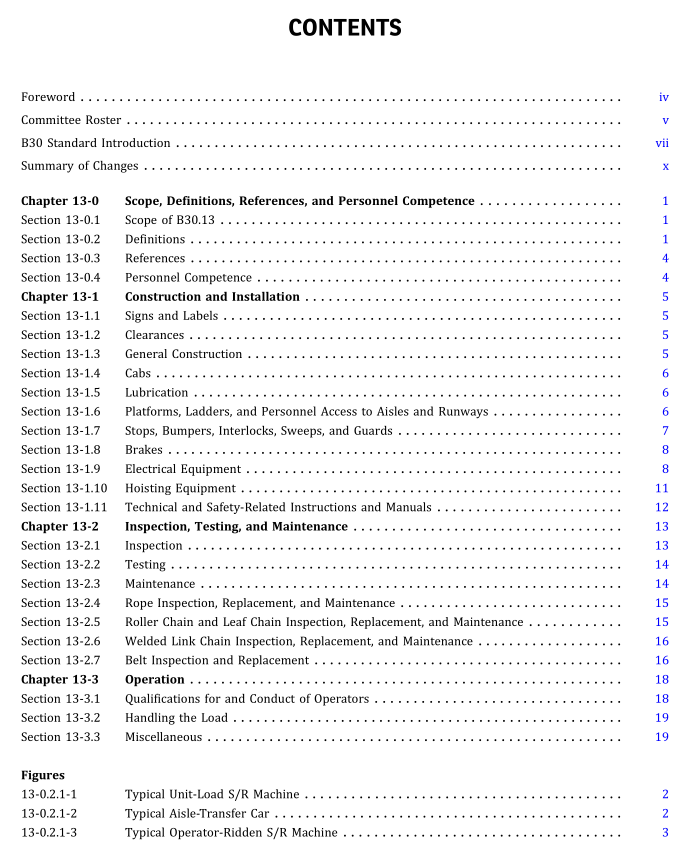 ASME B30.13:2022 pdf download