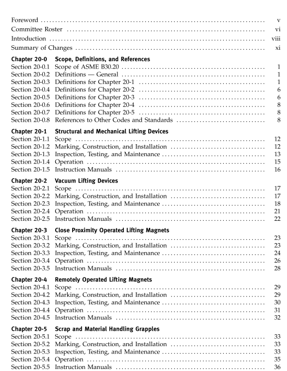 ASME B30.20:2003 pdf download