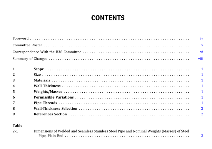 ASME B36.19:2022 pdf download