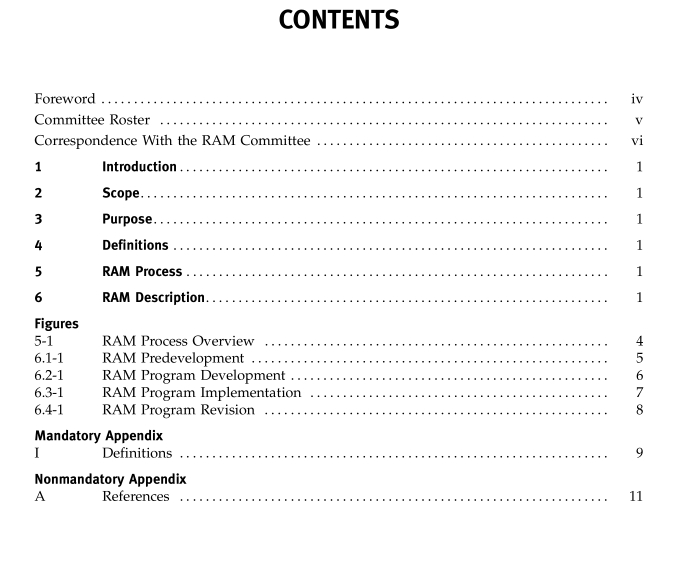 ASME RAM-1:2013 pdf download