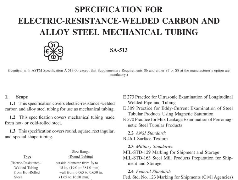 ASME SA-513:2021 pdf download