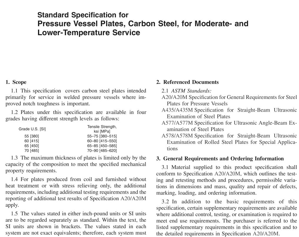 ASME SA516:2021 pdf download