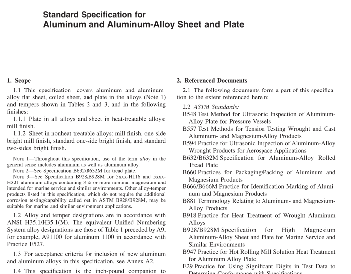 ASME SB209:2021 pdf download