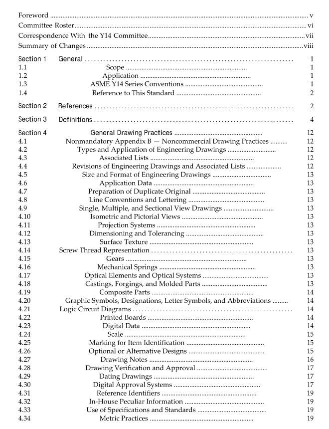 ASME Y14.100:2017 pdf download