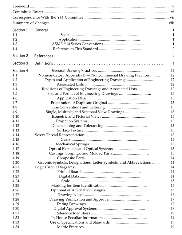 ASME Y14.100:2001 pdf download